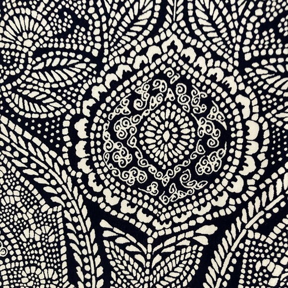 Talbots Navy/White Paisley Chatham Ankle Pants 6P - Picture 4 of 9